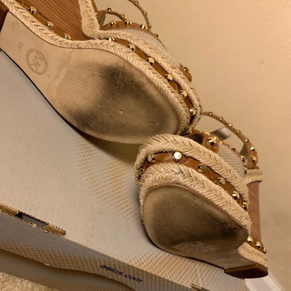 Michael Kors Wedge Sandals-(closet) - Picture 4 of 5